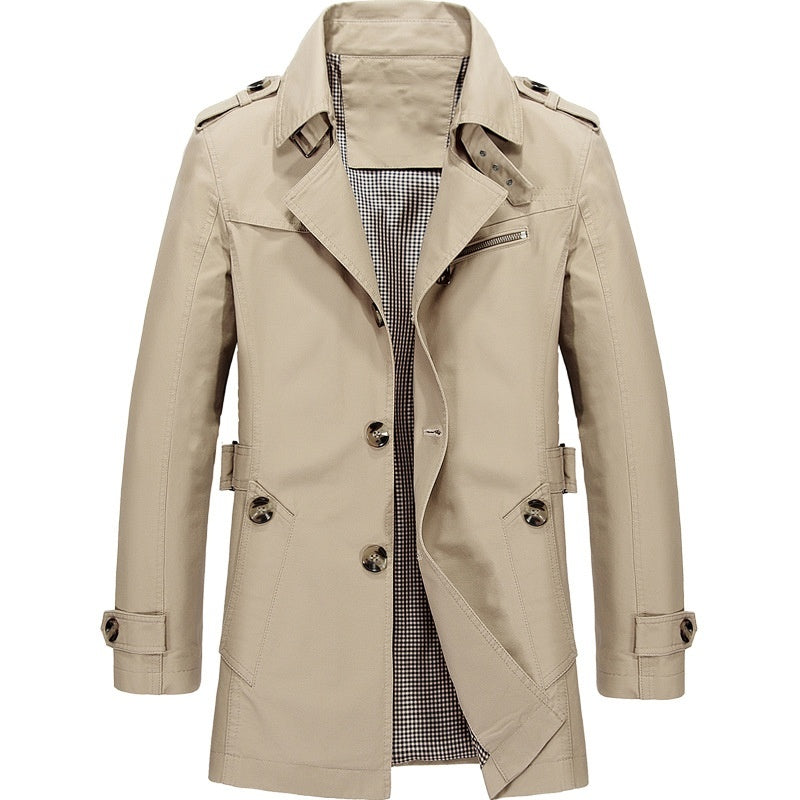 Parker - Streetwear Trench Coat For Men
