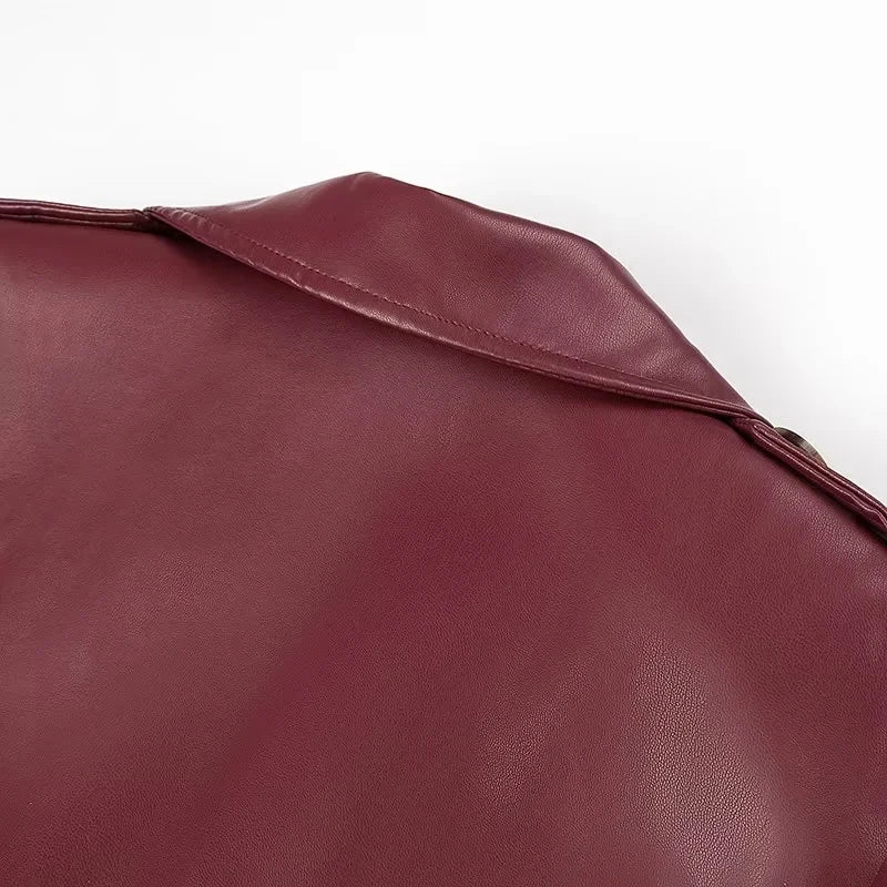 Harleigh - lange Retro-Jacke mit Gürtel