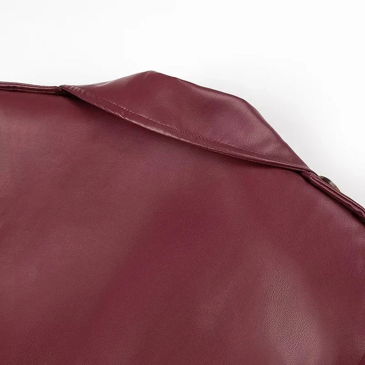 Harleigh - lange Retro-Jacke mit Gürtel