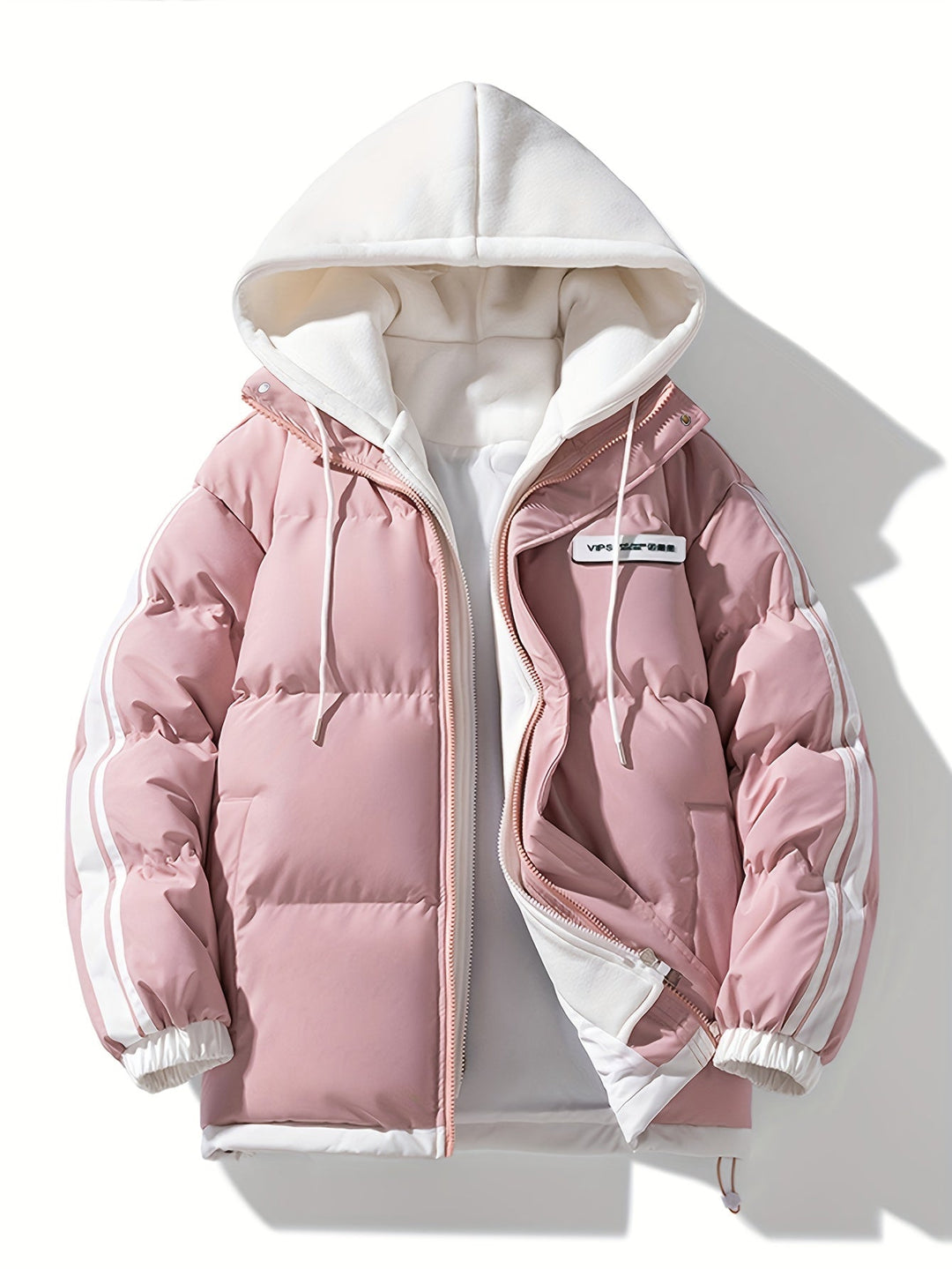 Giacca invernale imbottita calda e casual con cappuccio da donna | Perfetta per attività all'aperto