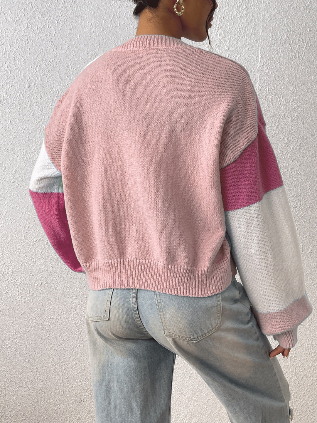 Eleganter stilvoller Cashmere-Strickwaren-Cardigan für Damen | Für den Alltag