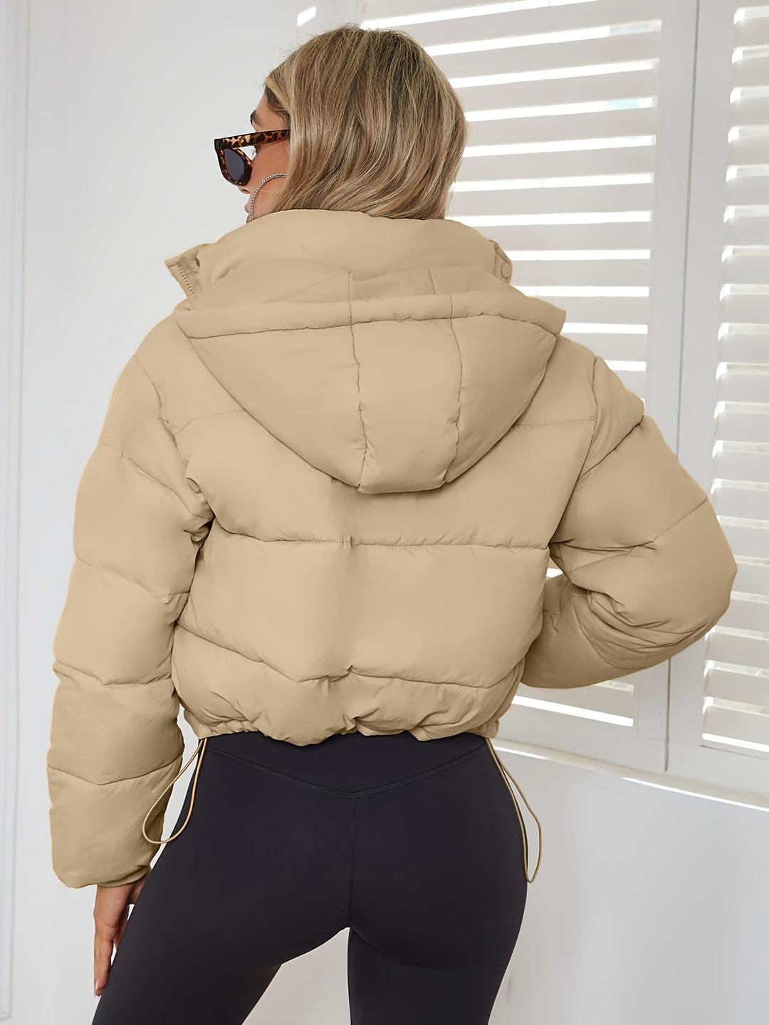 Giacca invernale corta calda alla moda per donna | Perfetta per l'inverno