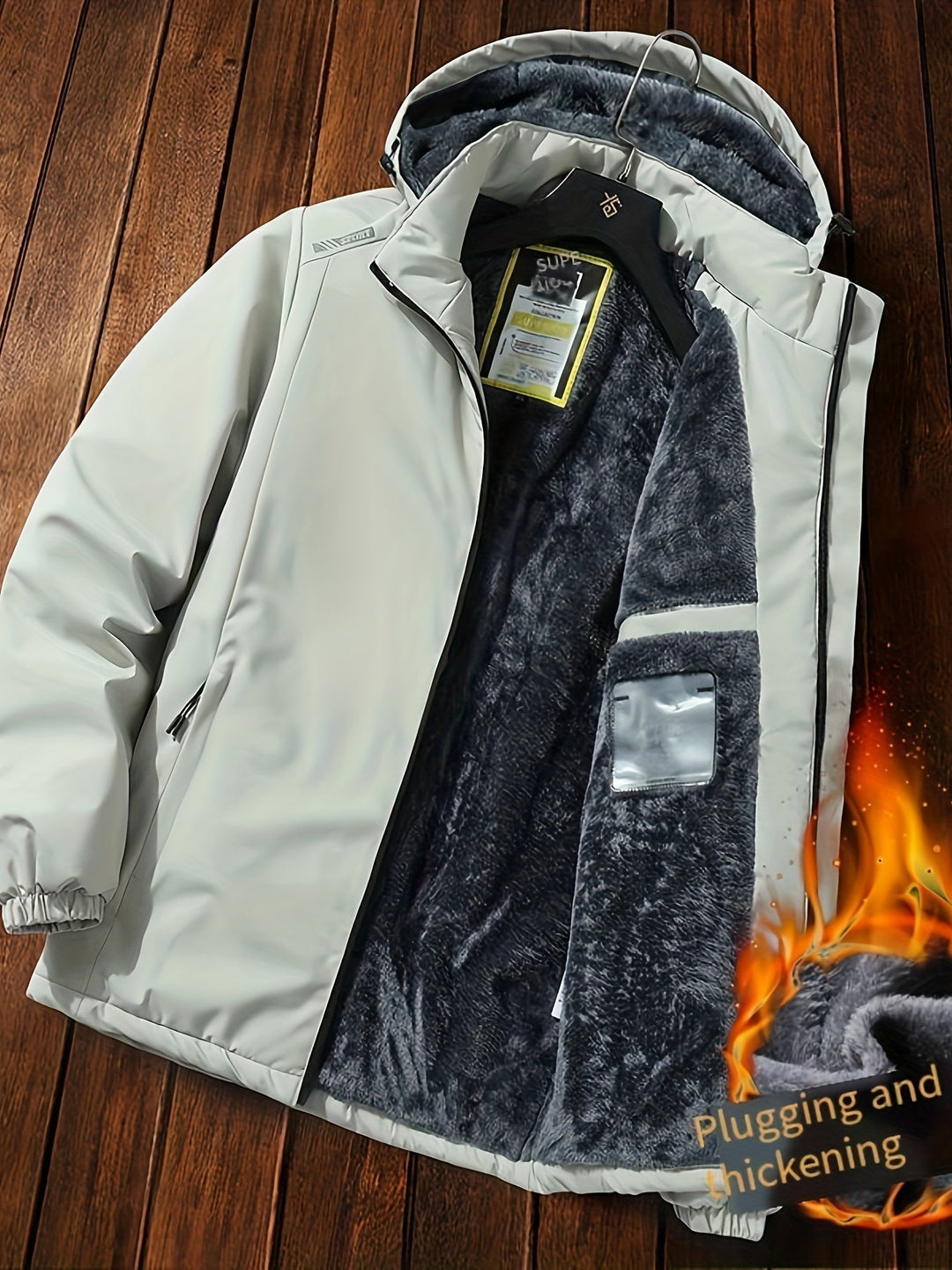 Warme Casual Kapuzen Lange Winter Jacke Für Herren | Ideal für Winter