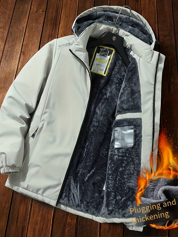 Warme Casual Kapuzen Lange Winter Jacke Für Herren | Ideal für Winter