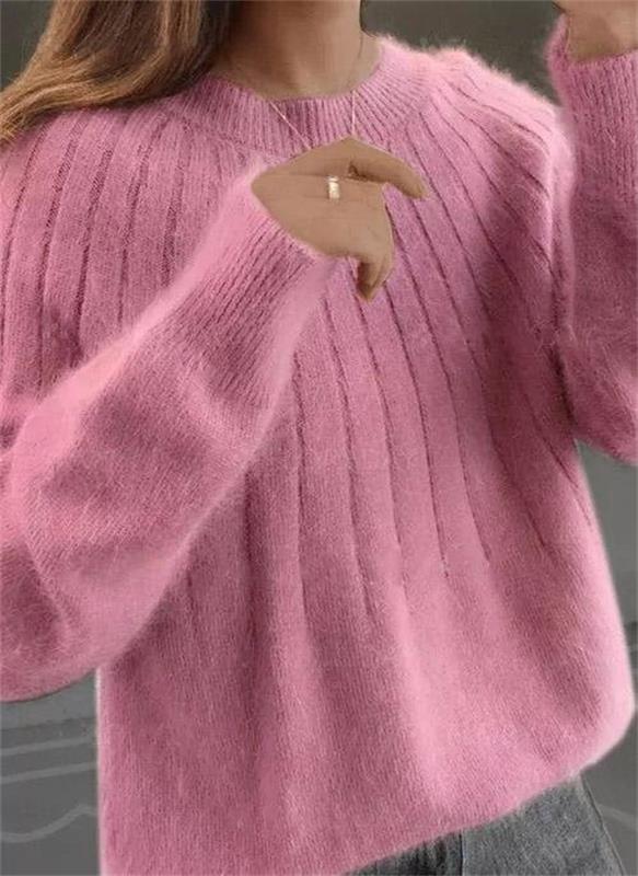 Dollie - Pull en tricot duveteux