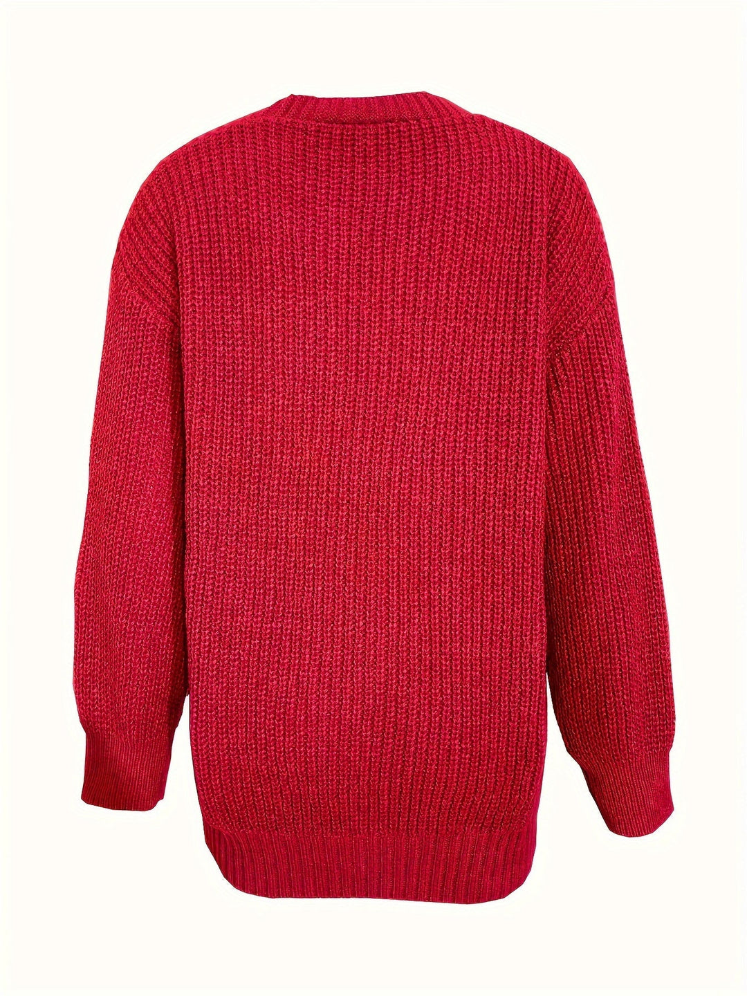 Elegant warm cotton knit cardigan for women | Ideal for winter