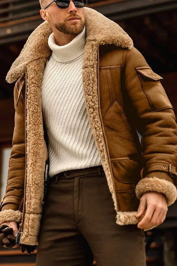 Will - Giacca pelliccia spessa casual per uomini