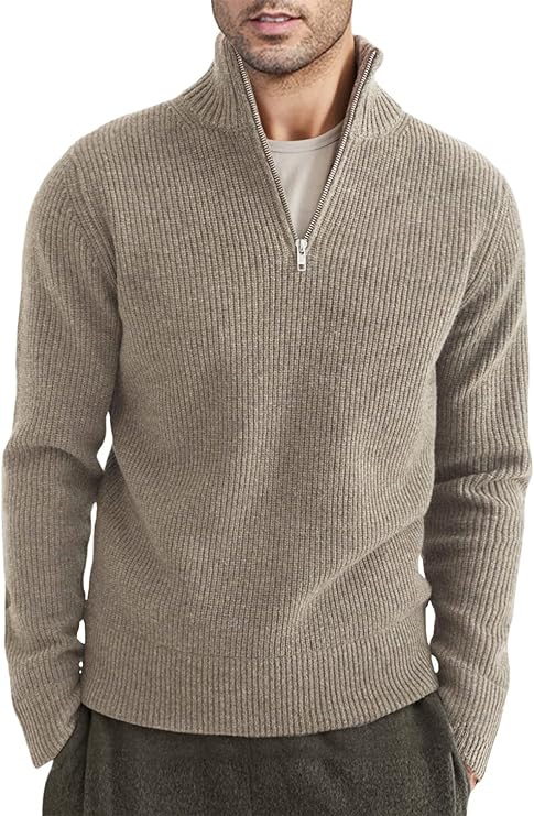 TOMMY - Stylish zip-up sweater for men (Italian design)