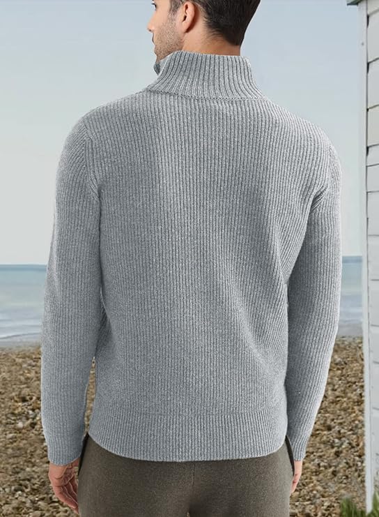 TOMMY - Stylish zip-up sweater for men (Italian design)