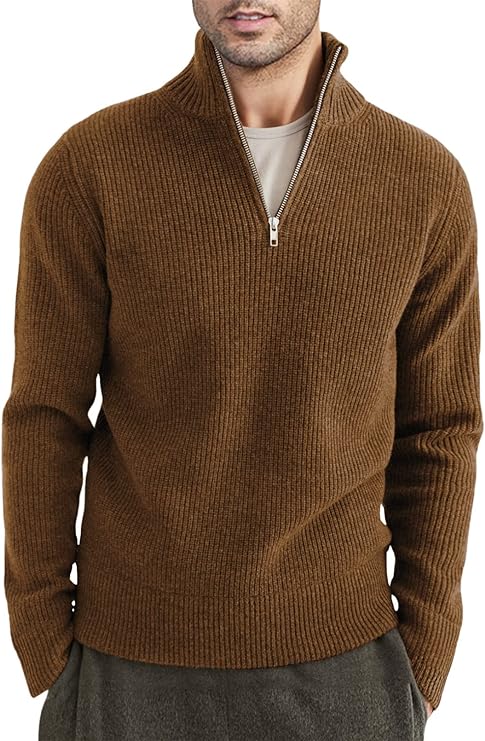 TOMMY - Stylish zip-up sweater for men (Italian design)