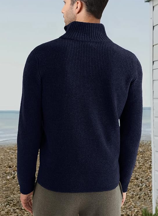 TOMMY - Stylish zip-up sweater for men (Italian design)