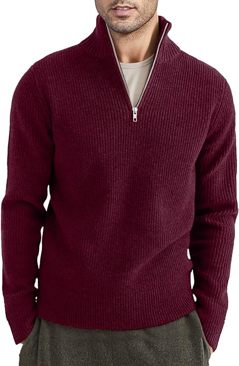 TOMMY - Stylish zip-up sweater for men (Italian design)
