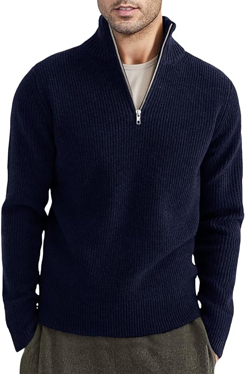TOMMY - Stylish zip-up sweater for men (Italian design)