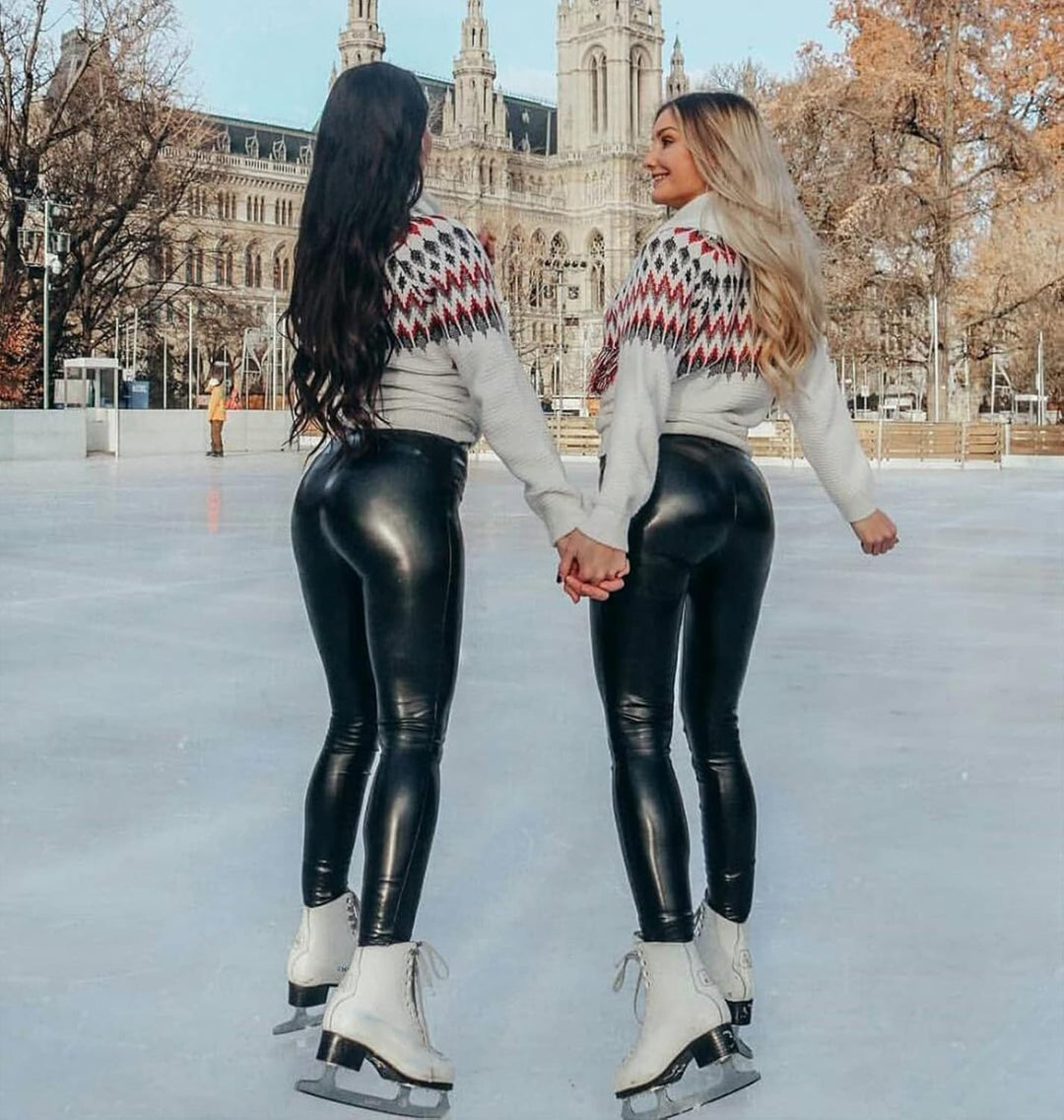 Olga | Pantalon de yoga taille haute à la mode avec mise en valeur de la silhouette