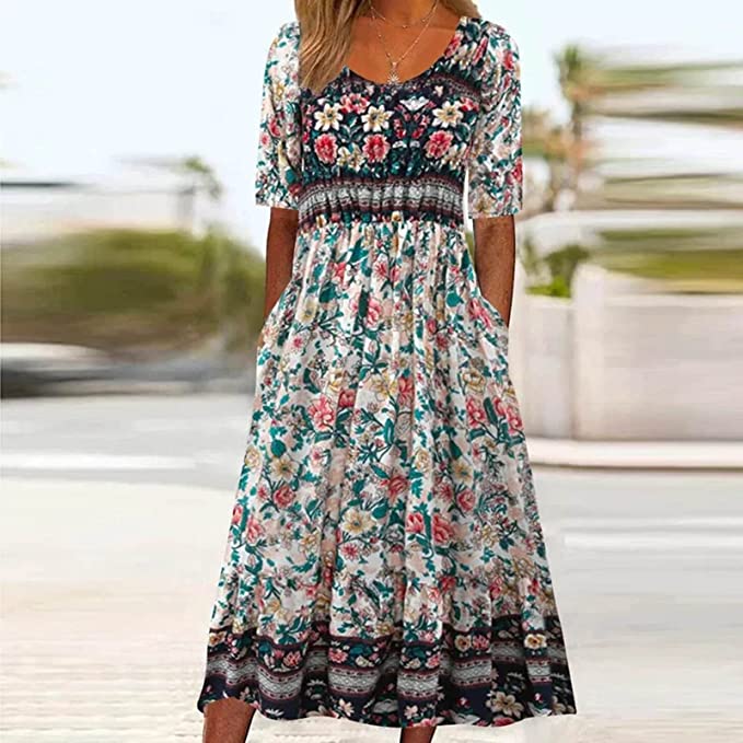 ODA - Robe fleurie