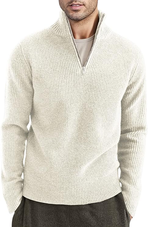 TOMMY - Stylish zip-up sweater for men (Italian design)