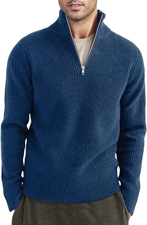 TOMMY - Stylish zip-up sweater for men (Italian design)