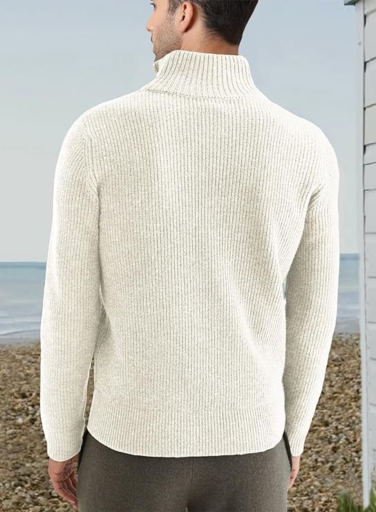 TOMMY - Stylish zip-up sweater for men (Italian design)