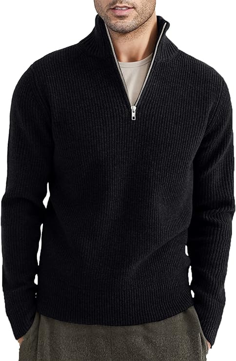 TOMMY - Stylish zip-up sweater for men (Italian design)