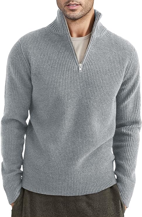 TOMMY - Stylish zip-up sweater for men (Italian design)