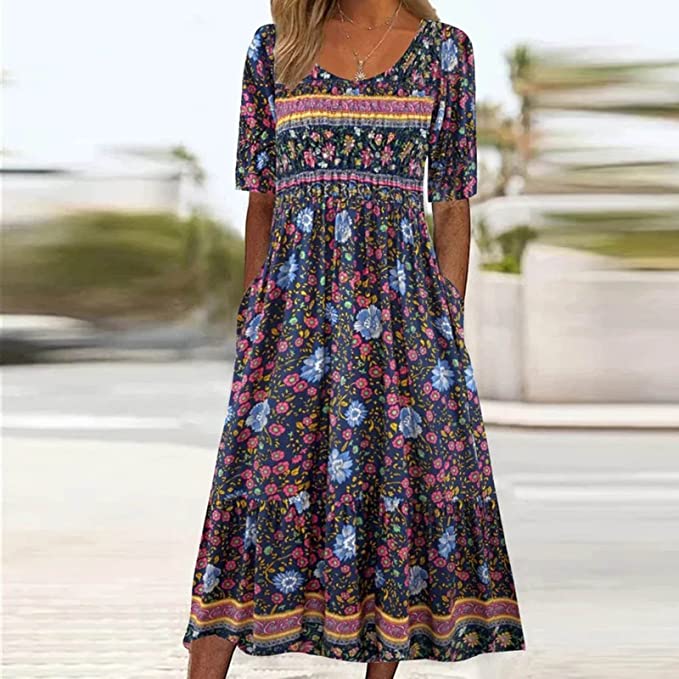 ODA - Robe fleurie