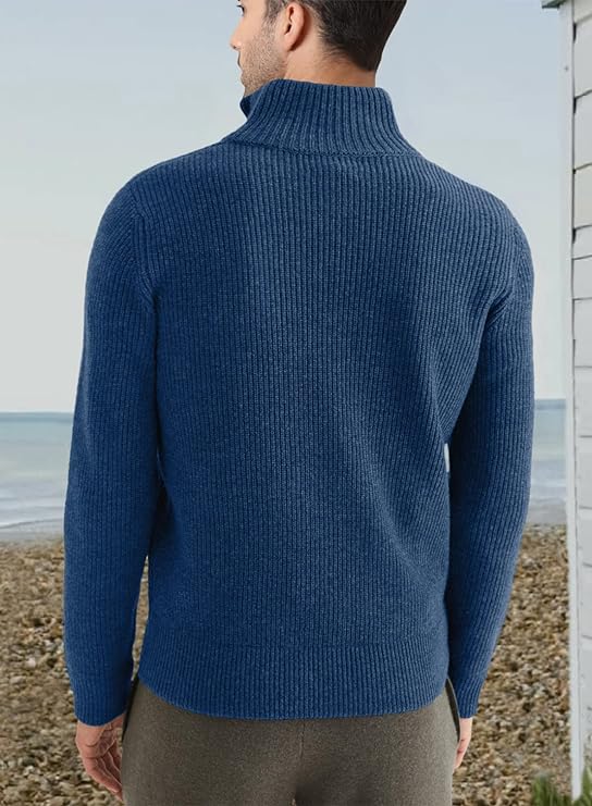 TOMMY - Stylish zip-up sweater for men (Italian design)