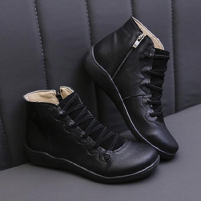 Winter Schnee Stiefel Mit Veganem Leder Für Damen | Perfekt für Outdoor-Aktivitäten