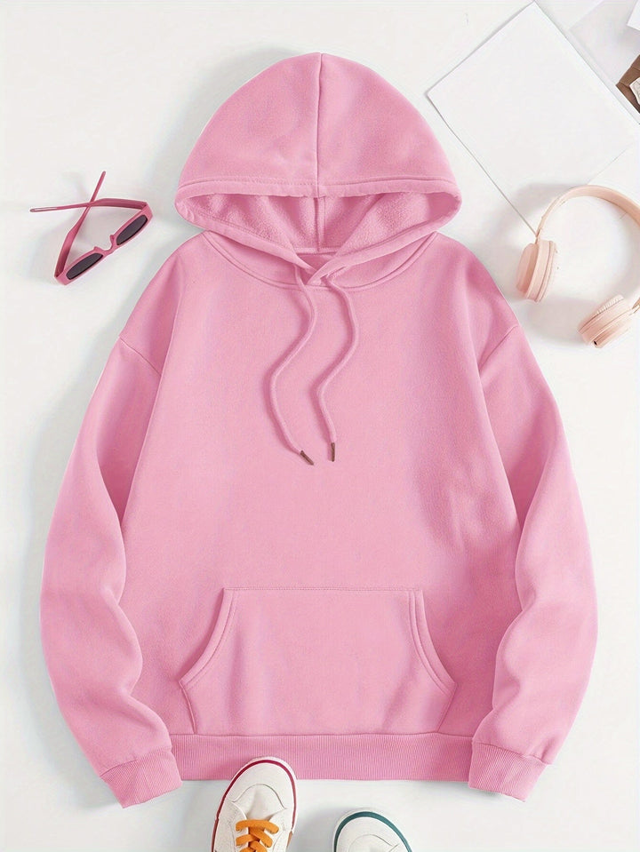 Damen Hoodie mit Sonne & Mond Print – Oversized Kapuzenpullover mit astrologischem Boho-Muster