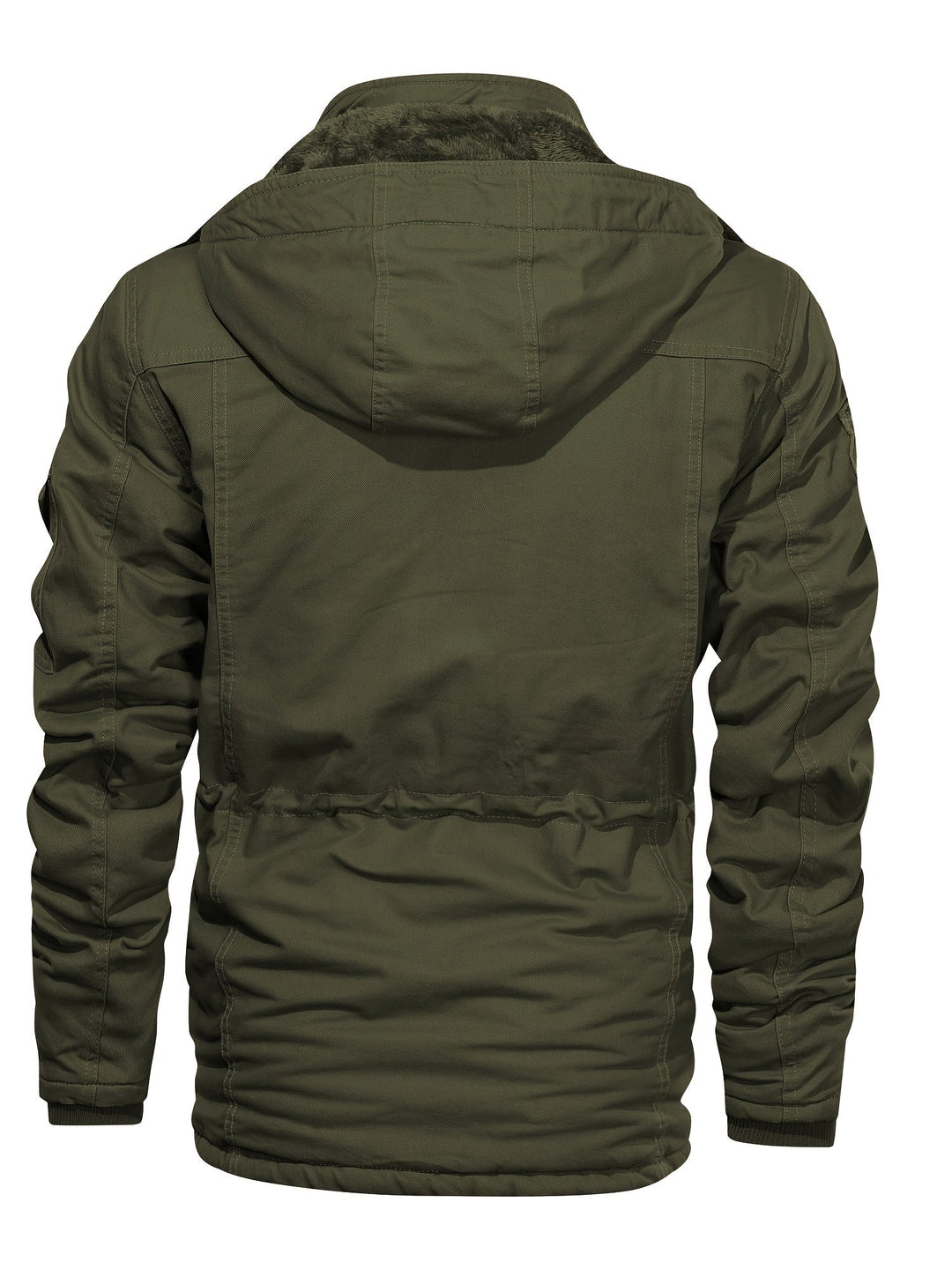 Veste cargo à capuche en polaire chaude tactique pour hommes | Parfaite pour les activités de plein air