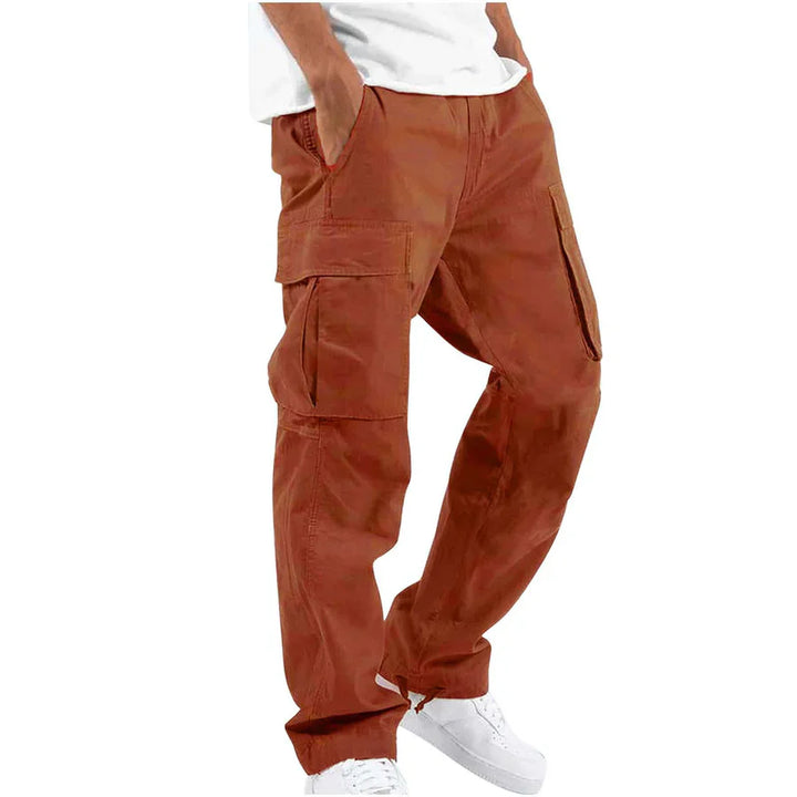 Malvin - pantalon cargo droit décontracté