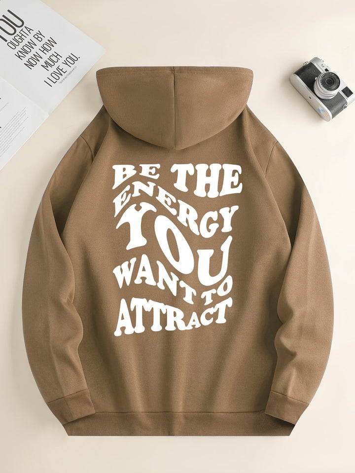 Eleganter Pullover-Hoodie mit Kapuze und Backprint für Women | Perfekt für den Alltag
