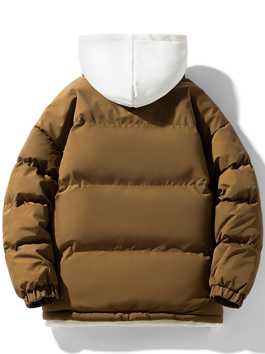 Veste d'hiver à capuche fausse deux pièces décontractée pour hommes | Parfait pour les activités de plein air
