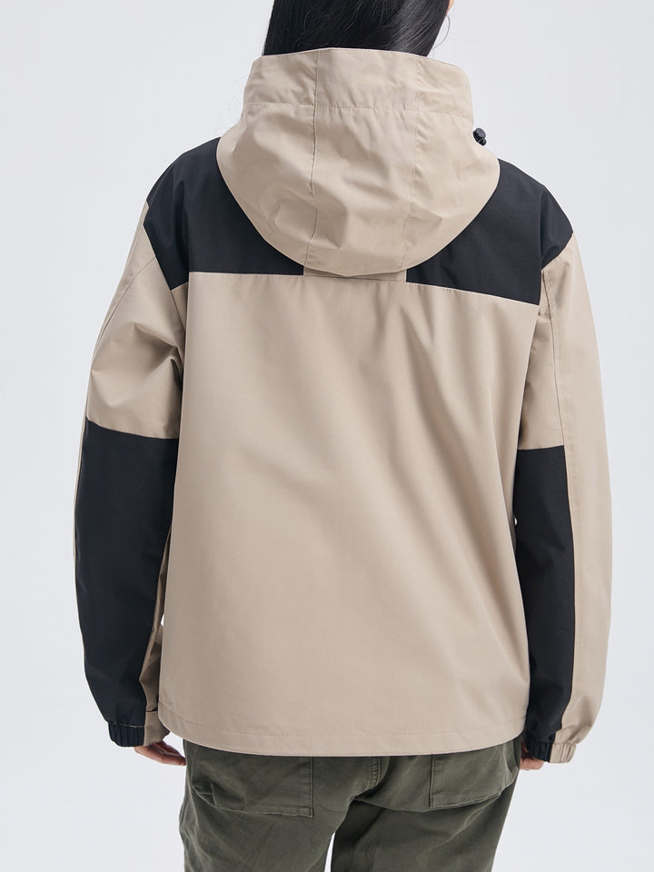 Giacca in pile invernale 3-in-1 casual con cappuccio per donna | Perfetta per attività all'aperto