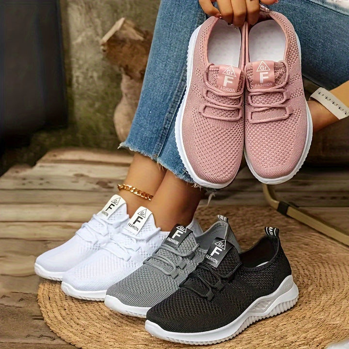 Stilvolle Einfarbige Sneaker für Damen | Perfekt für den Alltag