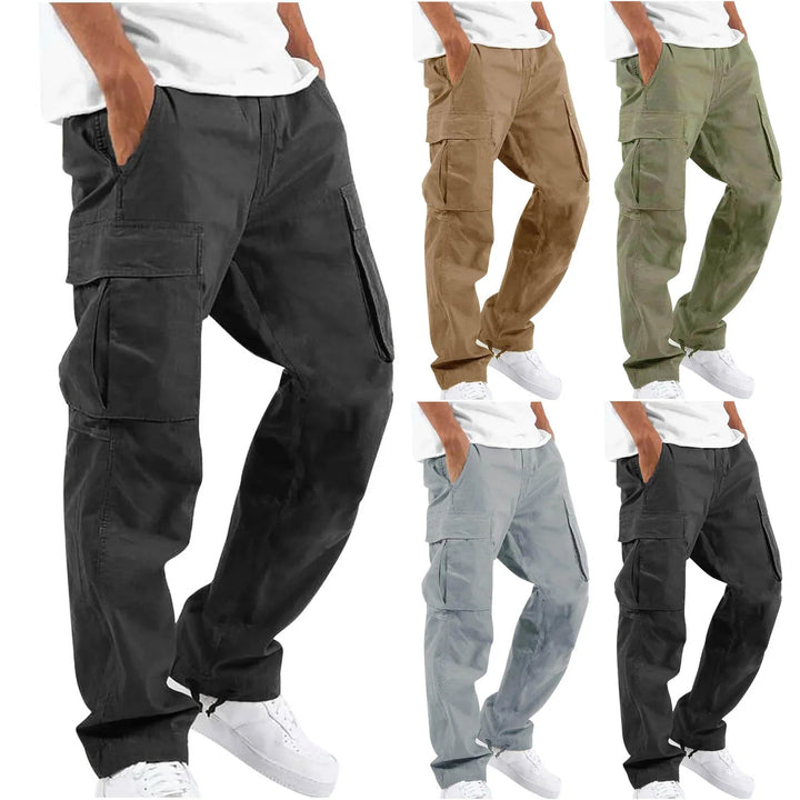 Malvin - pantalon cargo droit décontracté