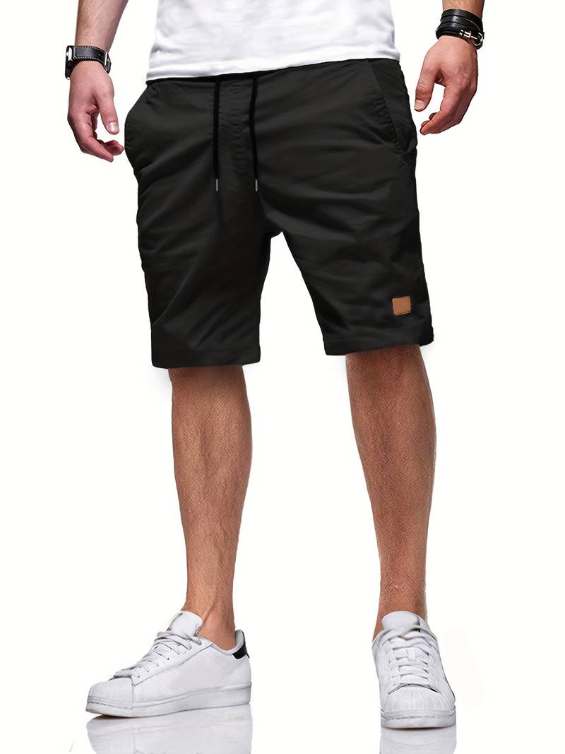 Herren Shorts mit Kordelzug – Bequeme Sommer-Shorts aus Baumwollmix für Freizeit, Sport & Streetwear Style