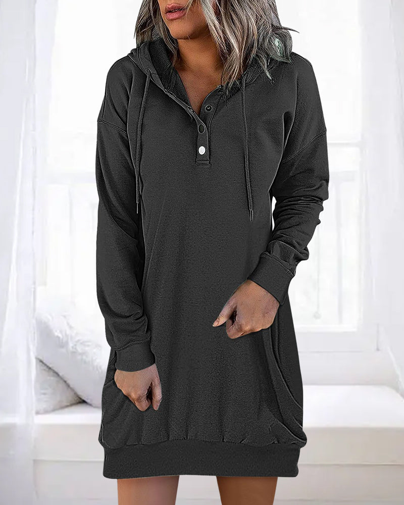 Lässiger Baumwoll-Pullover Hoodie mit Kapuze für Damen | Perfekt für lässige Tage