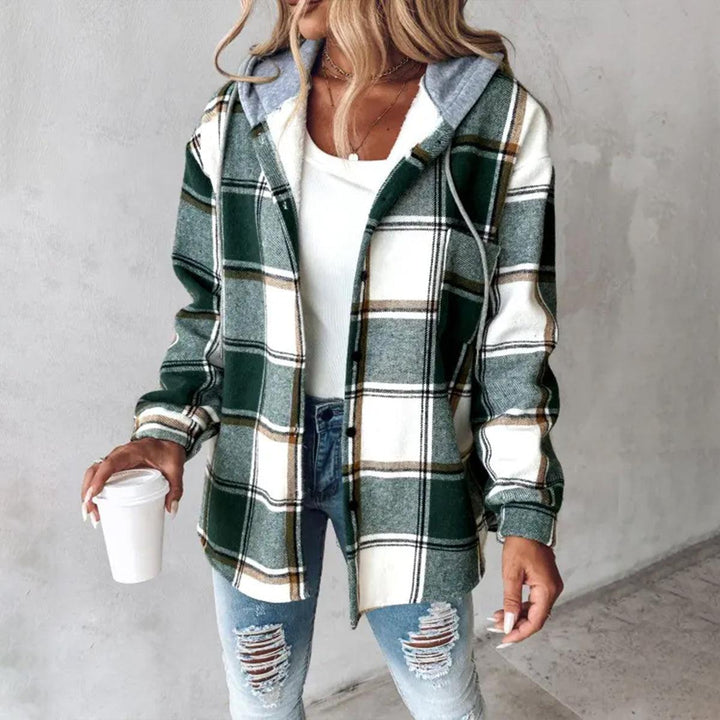 EMILY | Veste d'automne à carreaux pour femmes