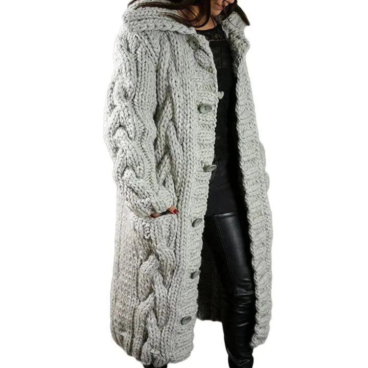 Cardigan oversize in maglia per donna | Perfetto per l'inverno
