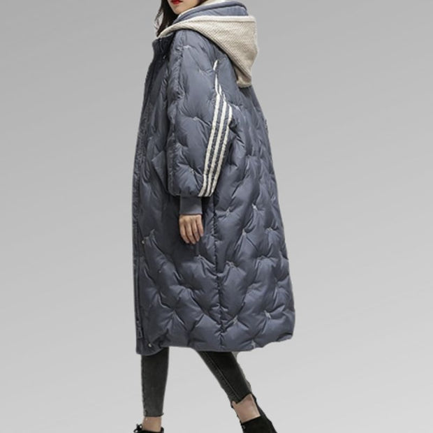 Layla - Lange Kapuzenjacke