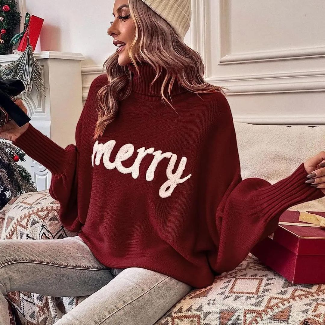 Haydee - Warmer festlicher Rollkragenpullover für Damen