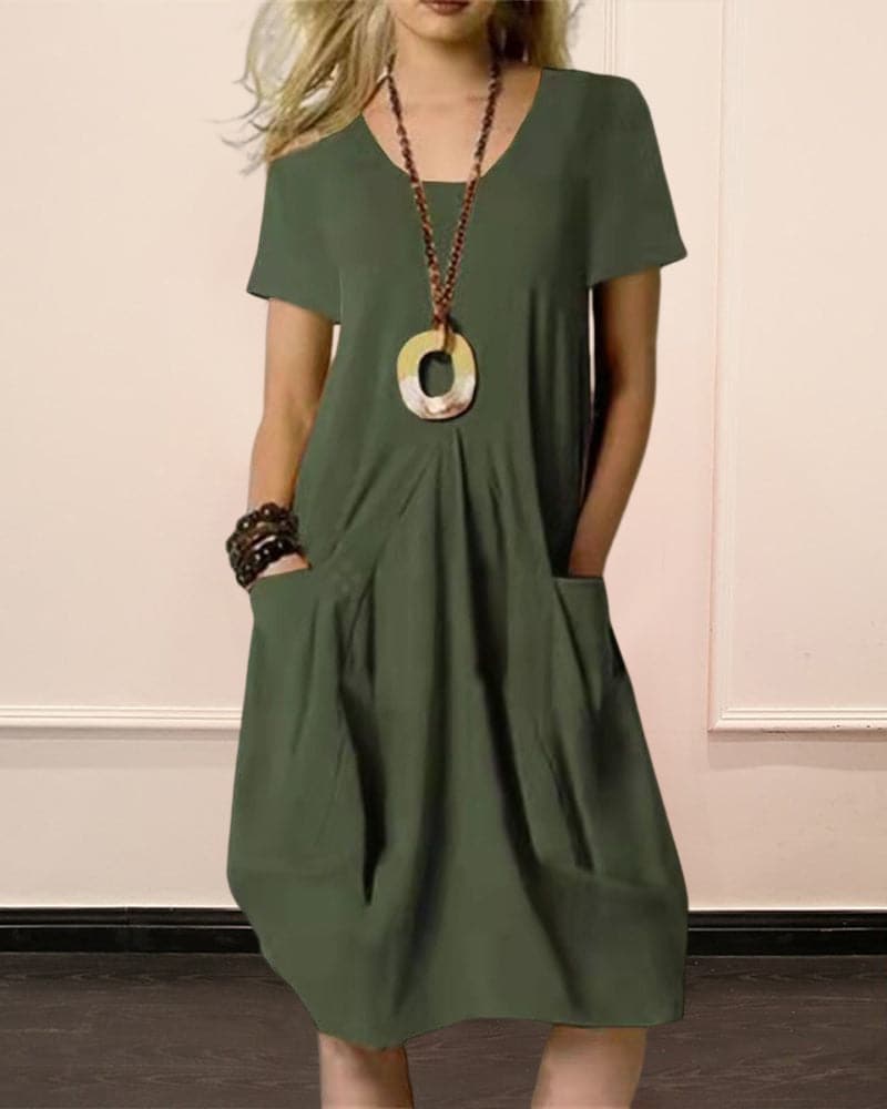 Robe Élégante à Coupe Décontractée – Style et Confort au Quotidien