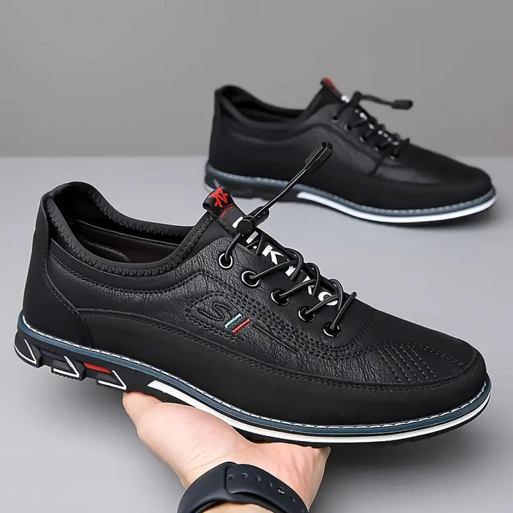 Herren Freizeitschuhe mit rutschfester Sohle – Bequeme Schnürschuhe im sportlich-modernen Design