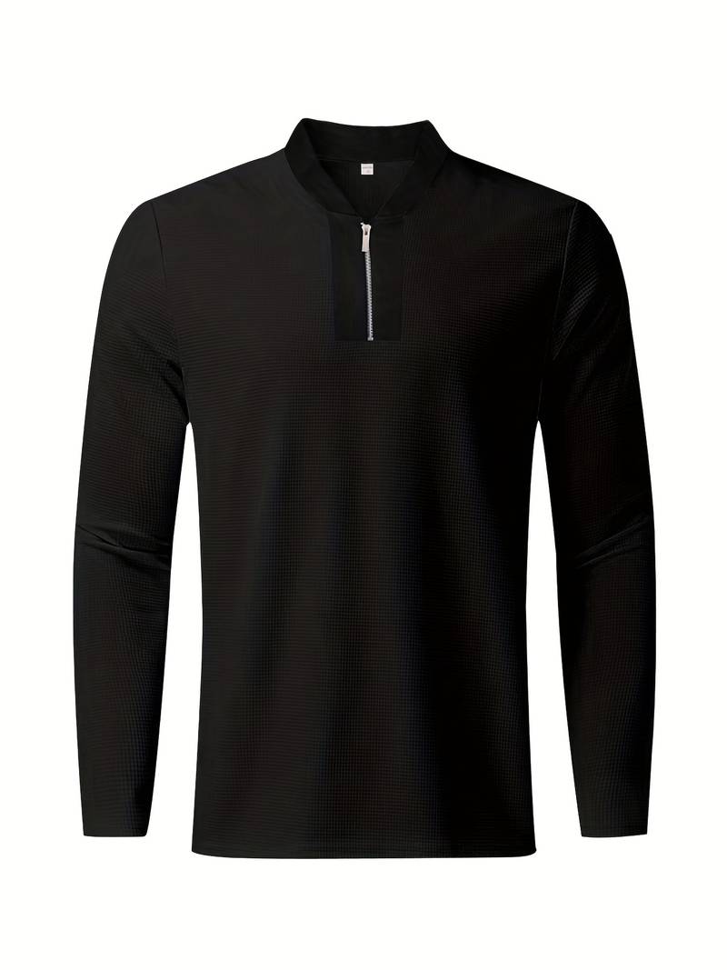 Ensemble pour homme en deux pièces – Ensemble de loisirs et survêtement d'entraînement à col montant à la mode