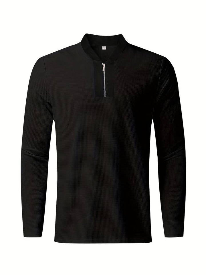 Ensemble pour homme en deux pièces – Ensemble de loisirs et survêtement d'entraînement à col montant à la mode