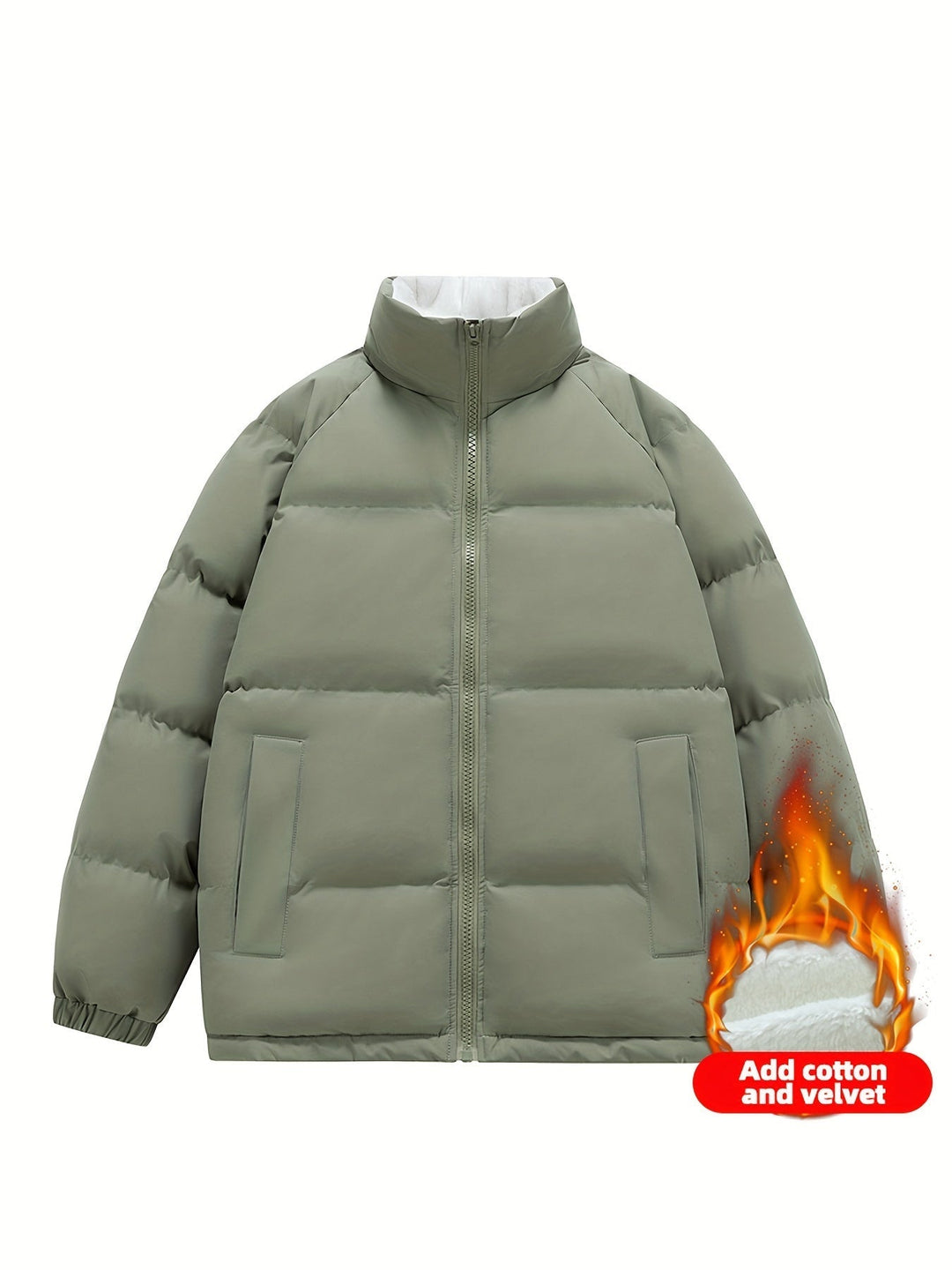 Modische warme Fleece-Puffer-Winterjacke für Damen | Perfekt für Outdoor-Aktivitäten