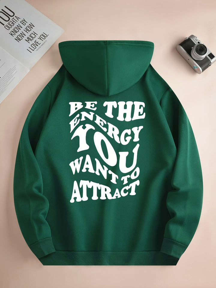 Eleganter Pullover-Hoodie mit Kapuze und Backprint für Women | Perfekt für den Alltag