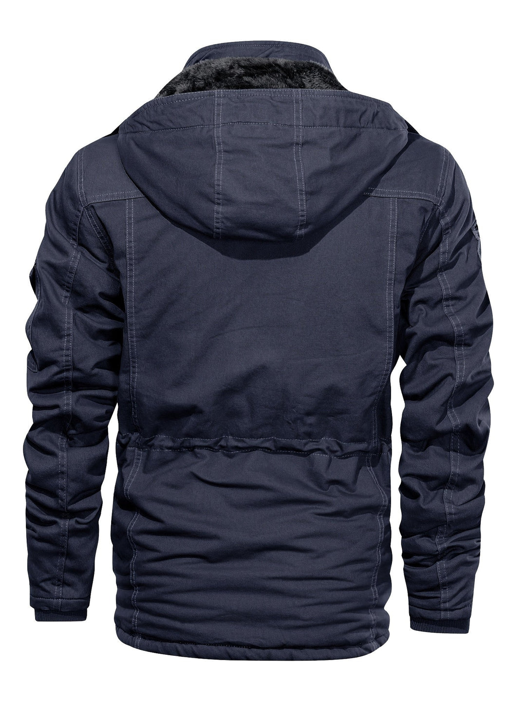 Veste cargo à capuche en polaire chaude tactique pour hommes | Parfaite pour les activités de plein air