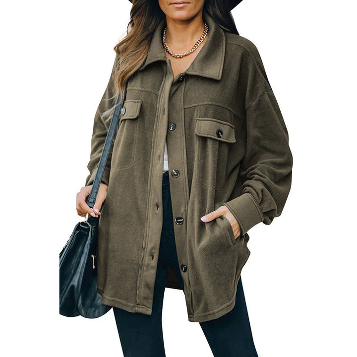 Elise - Veste polaire à boutons