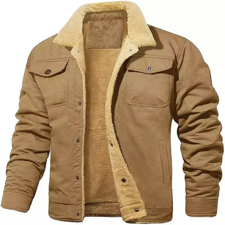 Kael - Veste bomber chaude pour homme en laine